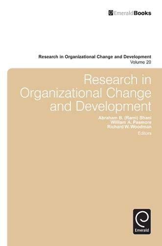 Research in Organizational Change and Development | Immagine principale