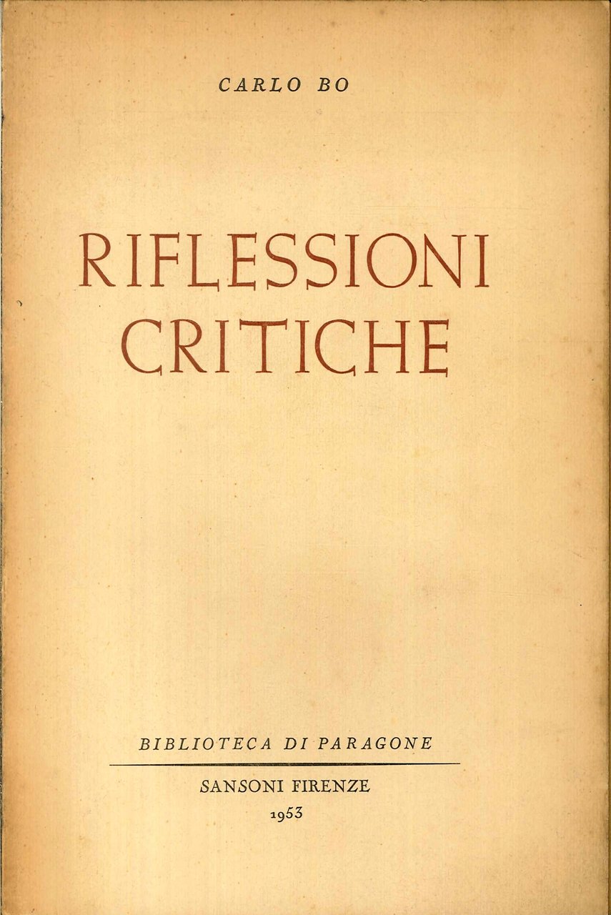Riflessioni Critiche | Immagine principale