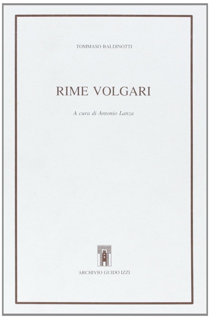 Rime volgari