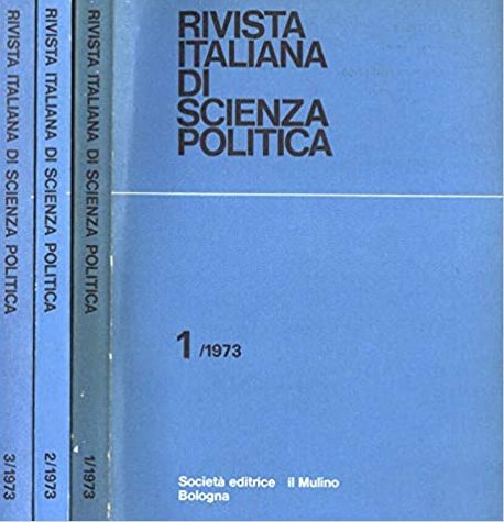 Rivista Italiana di Scienza Politica. Anno 1973 | Immagine principale