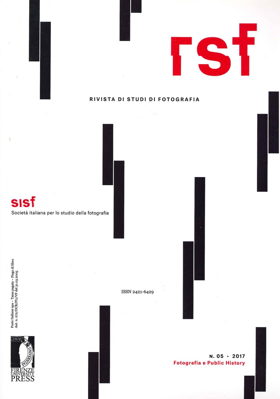 RSF. Rivista di studi di fotografia. Journal of Studies in … | Immagine principale