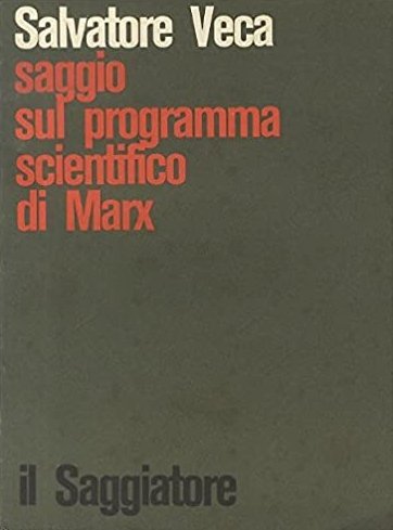 Saggio sul programma scientifico di Marx. | Immagine principale