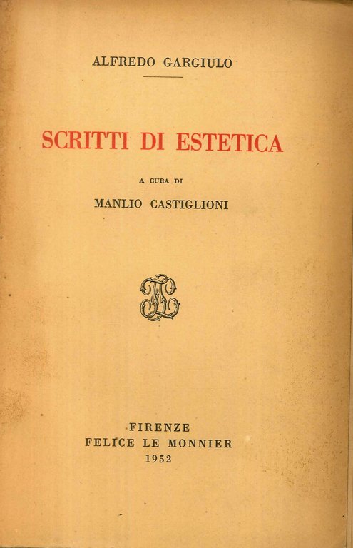 Scritti di estetica