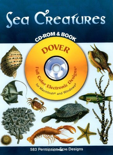 Sea Creatures: For Macintsh and Windows : 583 Permission-Free Designs, …