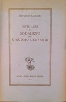 Sette Anni di Sodalizio con Giacomo Leopardi