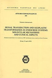 Signal transduction and neoplastic transformation in endocrine systems. Molecular mechanisms …