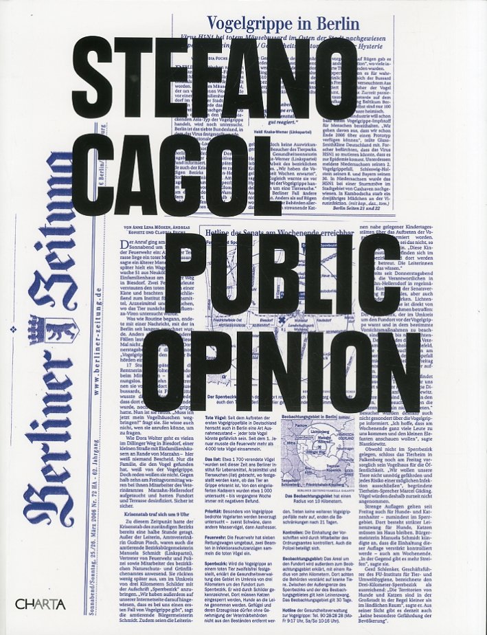 Stefano Cagol. Public opinion | Immagine principale