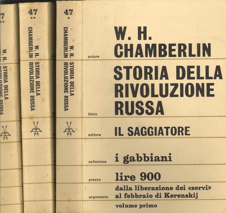 Storia della rivoluzione russa. Vol 1-2-3