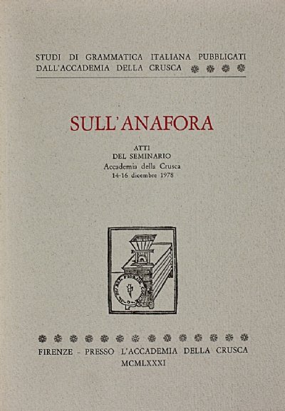 Sull'anafora | Immagine principale