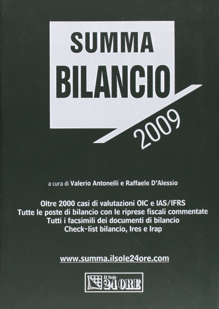 Summa bilancio 2009