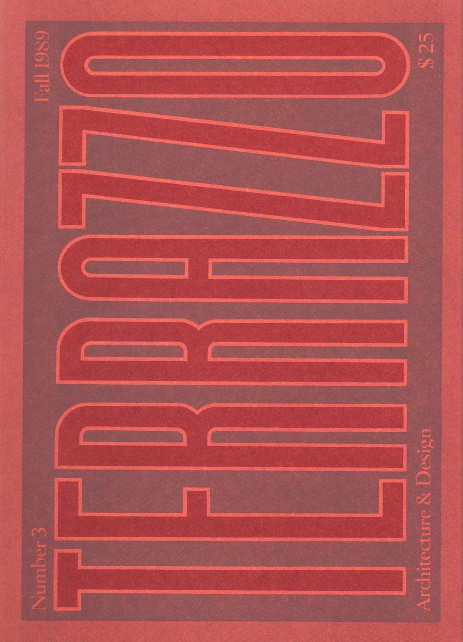 Terrazzo Number 3 - Fall 1989 - Architecture & Design