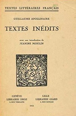 Textes Inédits | Immagine principale