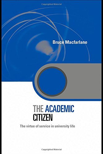 The Academic Citizen: the Virtue of Service in University Life | Immagine principale