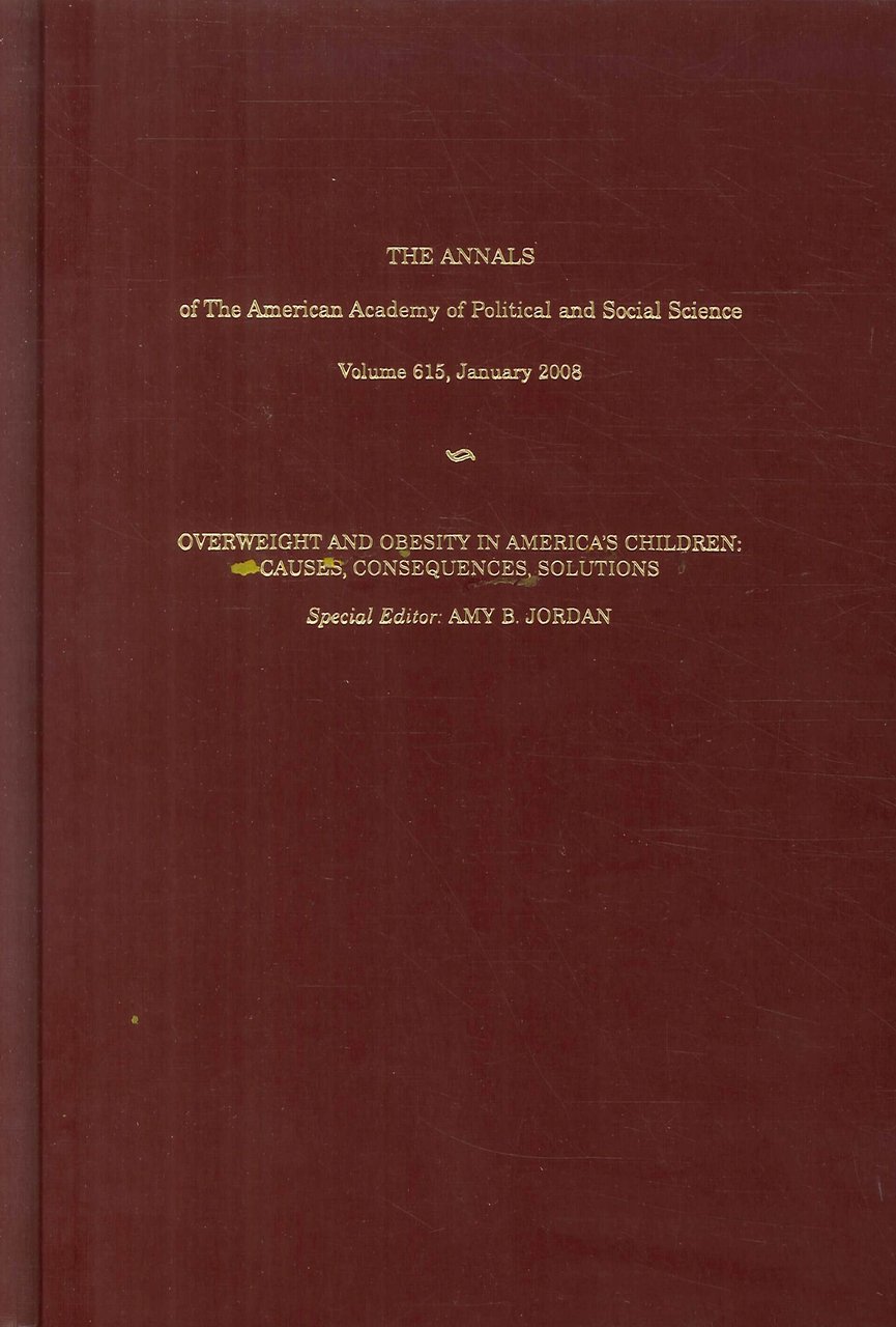 The Annals of the American Academy of Political and Social … | Immagine principale