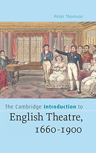 The Cambridge Introduction To English Theatre, 1660-1900 | Immagine principale