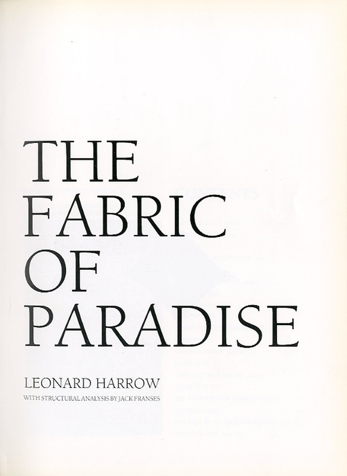 The fabric of paradise