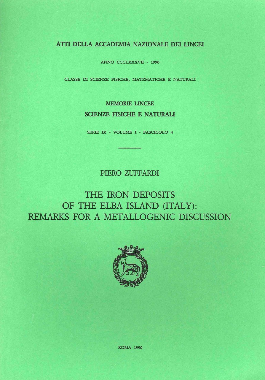 The iron deposits of the Elba island (Italy): remarks for …