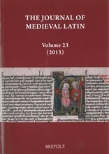 The Journal of Medieval Latin. Volume 23 (2013) | Immagine principale