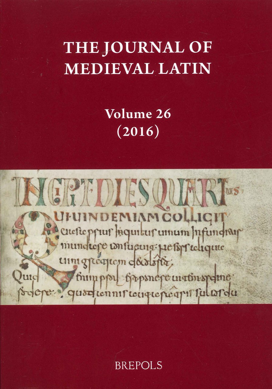 The Journal of Medieval Latin. Volume 26 | Immagine principale