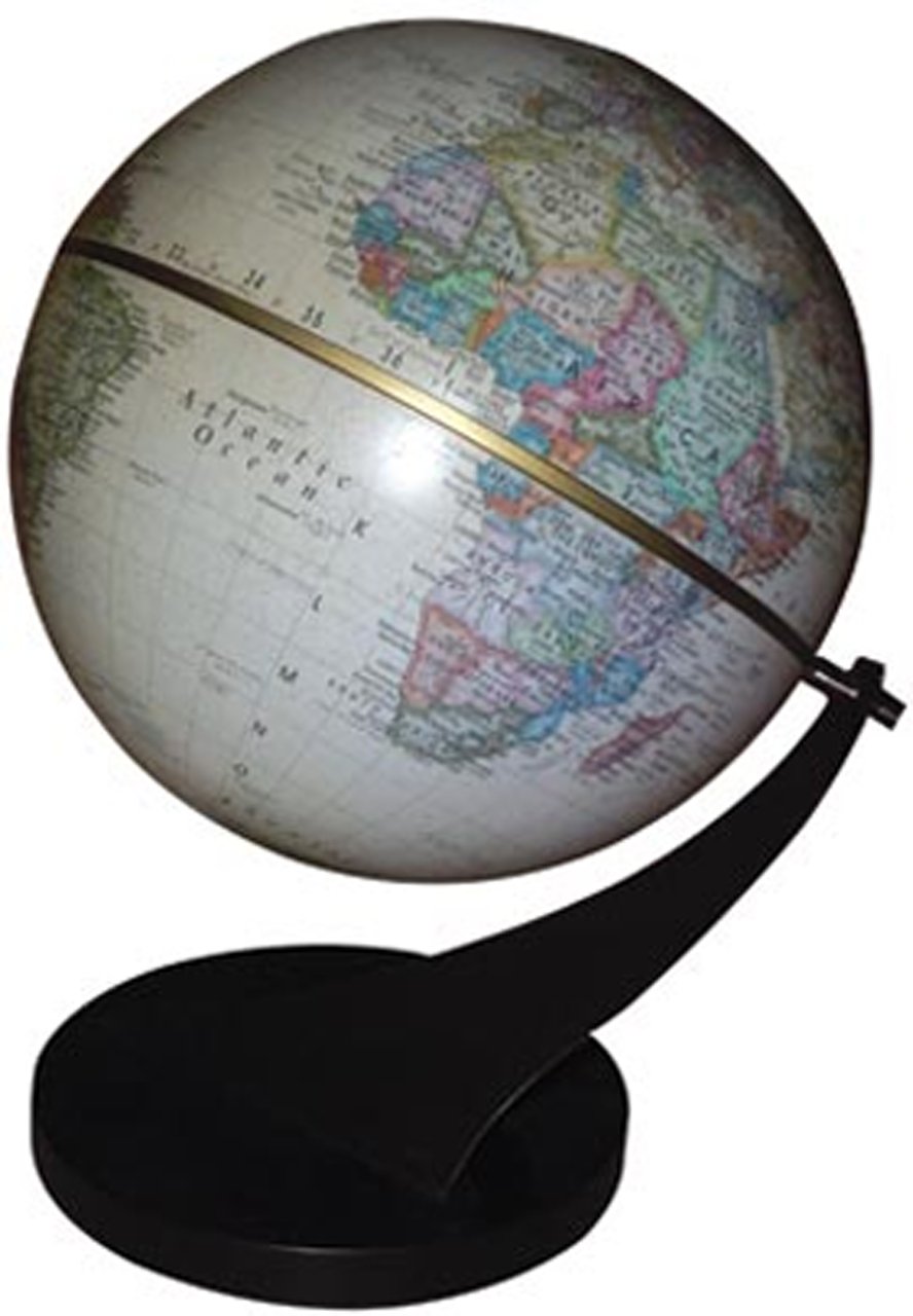 The New Swivel and Tilt Globe. 20 Cm. Mappamondo Antico