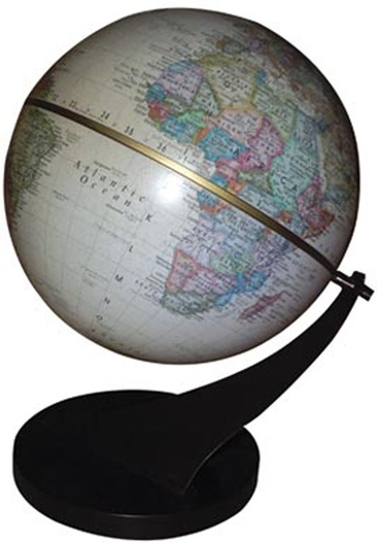 The New Swivel and Tilt Globe. 20 Cm. Mappamondo Antico