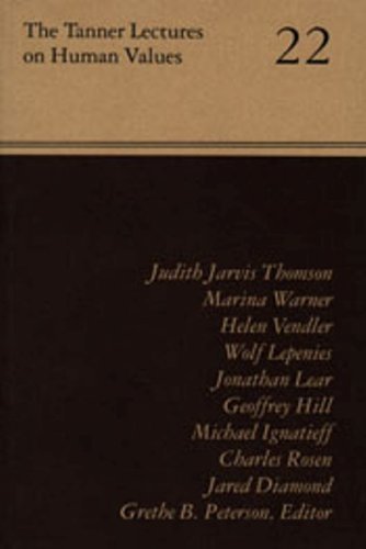 The Tanner Lectures On Human Values: 22 | Immagine principale