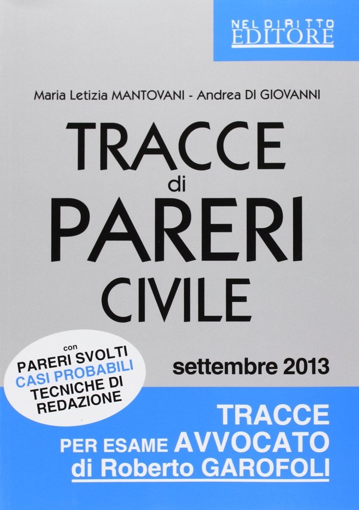 Tracce di Pareri Civile | Immagine principale