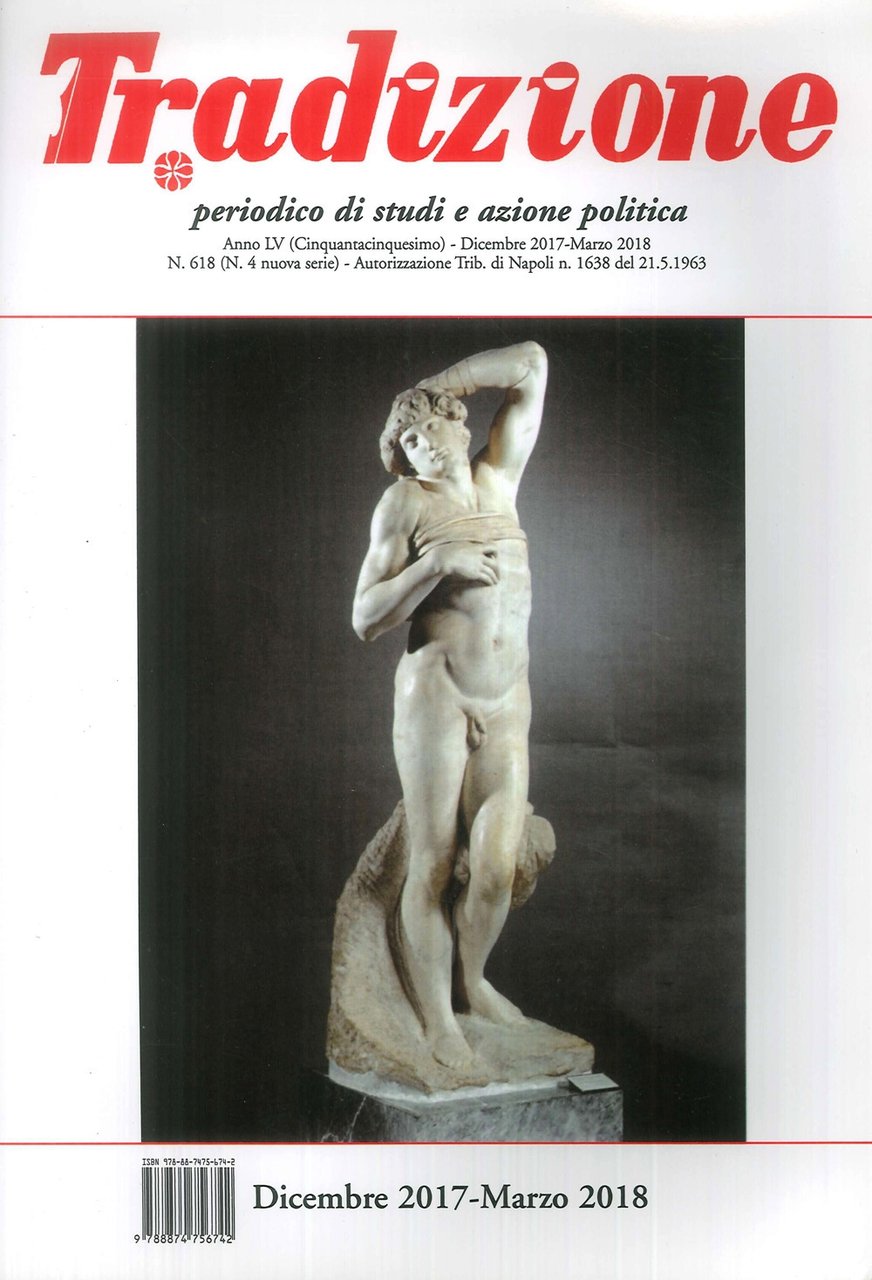 Tradizione (2018). Vol. 618: Dicembre 2017-marzo 2018