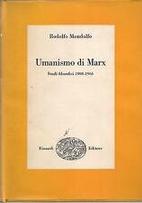 Umanismo di Marx. Studi Filosofici 1908-1966 | Immagine principale