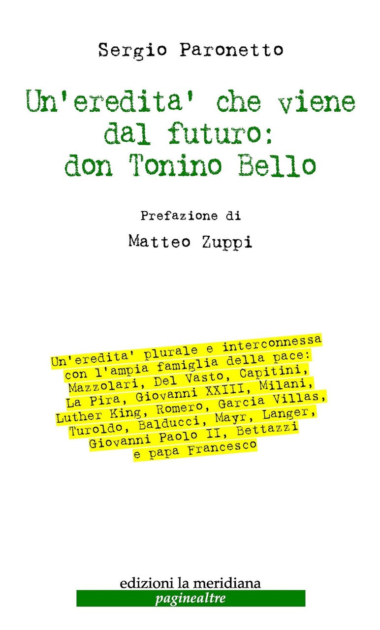 Un'redità che viene dal futuro: don Tonino Bello