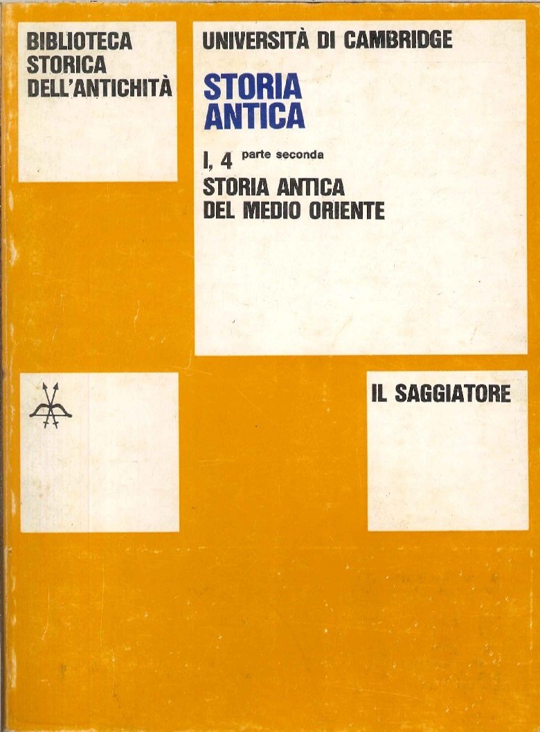 Univesità di Cambridge. Storia Antica. Storia Antica del Medio Oriente … | Immagine principale
