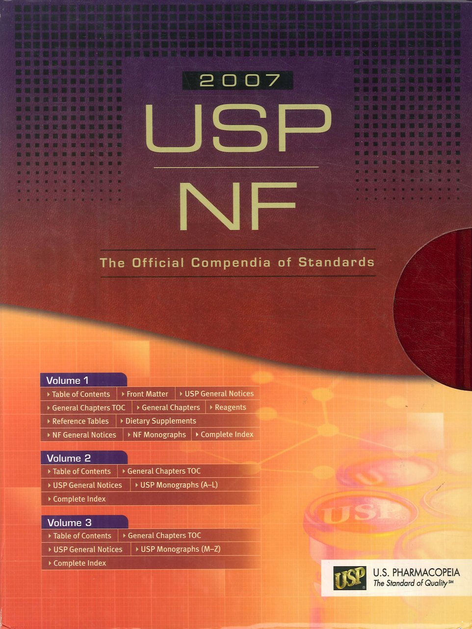 Usp Nf 2007. (United States Pharmacopeia-National Formulary). With Supplement (without … | Immagine principale