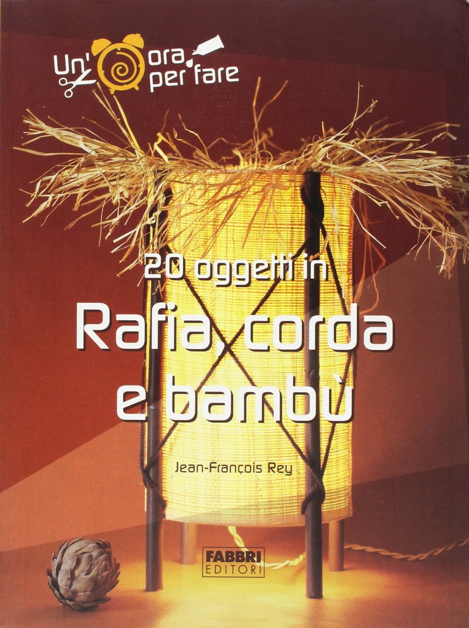 Venti oggetti in rafia, corda e bambù