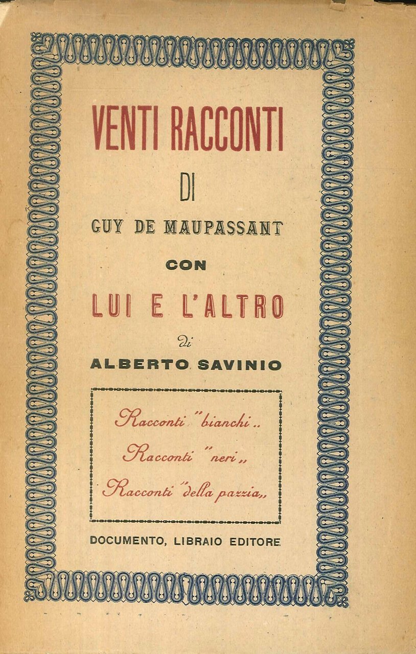 Venti racconti di Guy de Maupassant con Lui e l'altro … | Immagine principale