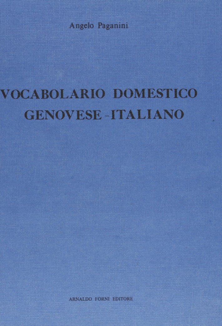 Vocabolario Domestico Genovese-Italiano