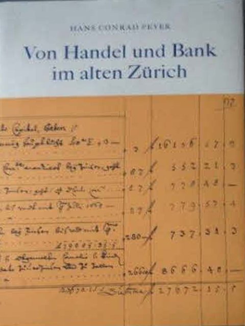 Von Handel Und Bank Im Alten Zurich, 1968