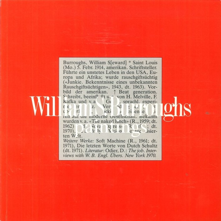 William S. Burroughs, 1989