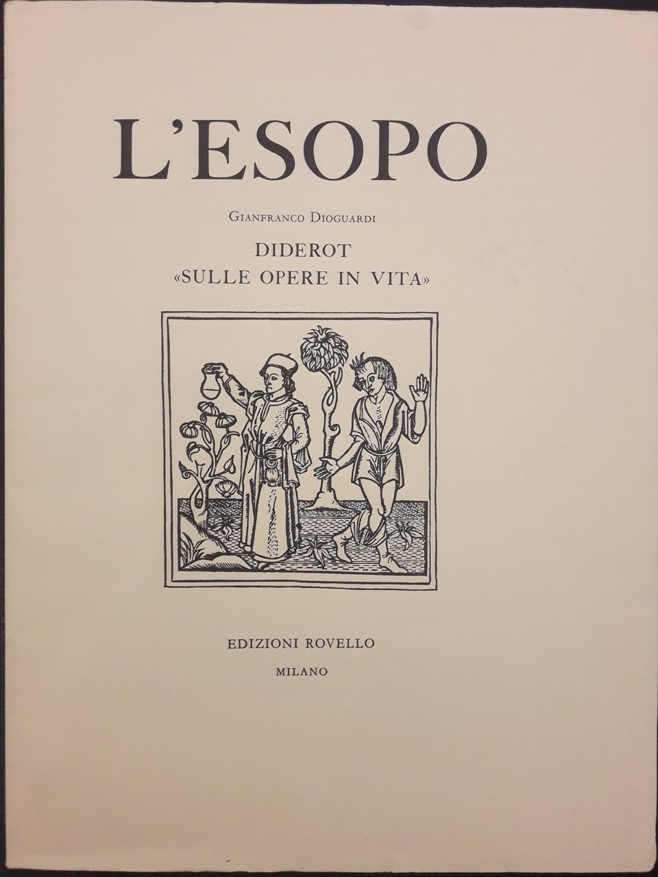 Diderot. "Sulle opere in vita"