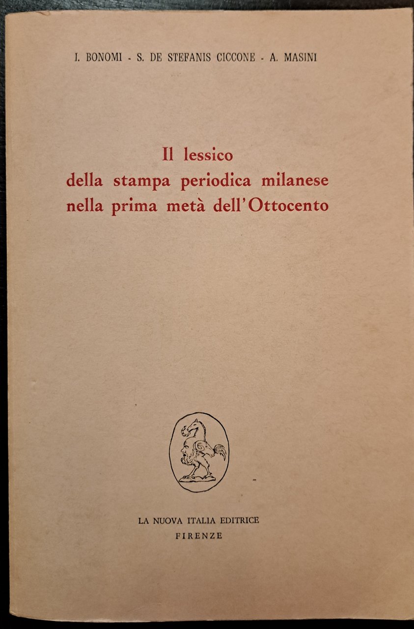 Il lessico della stampa periodica milanese nella prima metà dell'ottocento