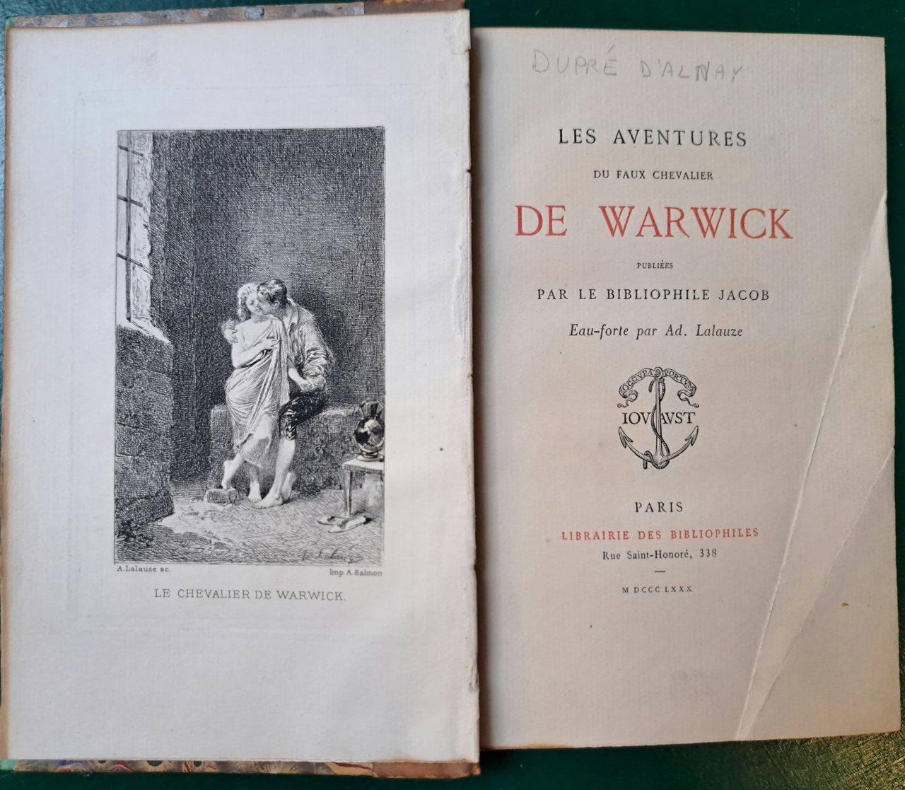 Les aventures du faux chevalier De Warwick publiées par le … | Immagine principale