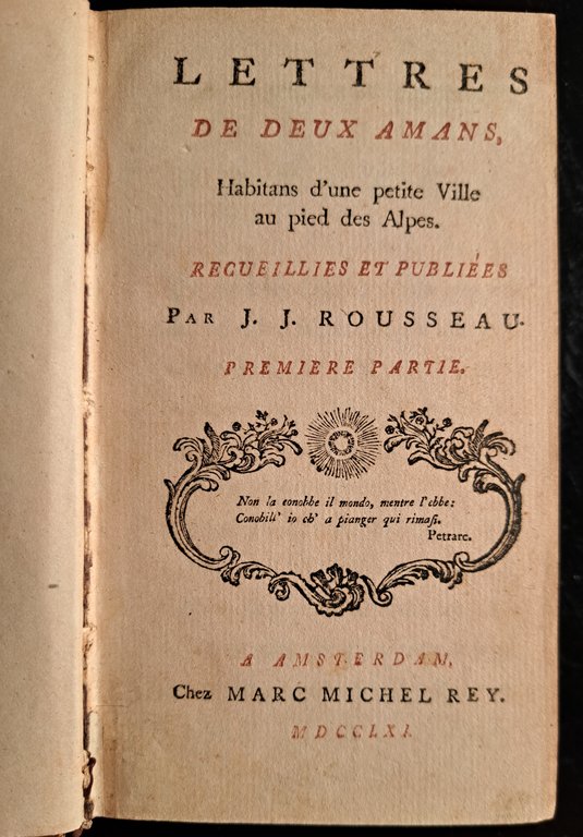 Joulie ou la nouvelle Heloise - Lettres de deux amans, …