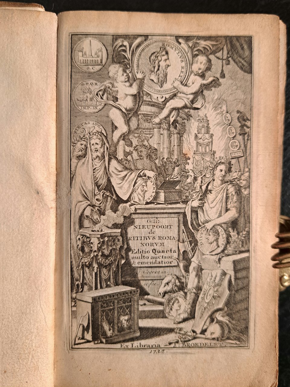 Rituum qui olim apud Romanos obtinuerunt, succinta Explicatio.... Edition Quarta, … | Immagine principale