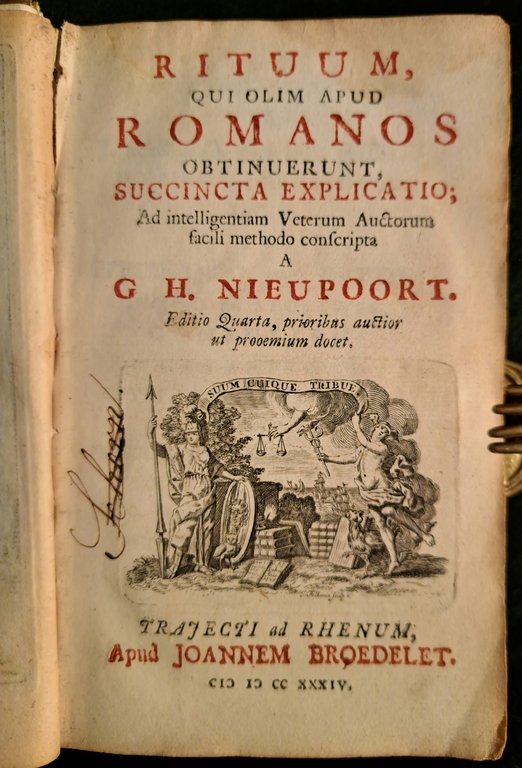 Rituum qui olim apud Romanos obtinuerunt, succinta Explicatio.... Edition Quarta, … | Immagine Gallery 2