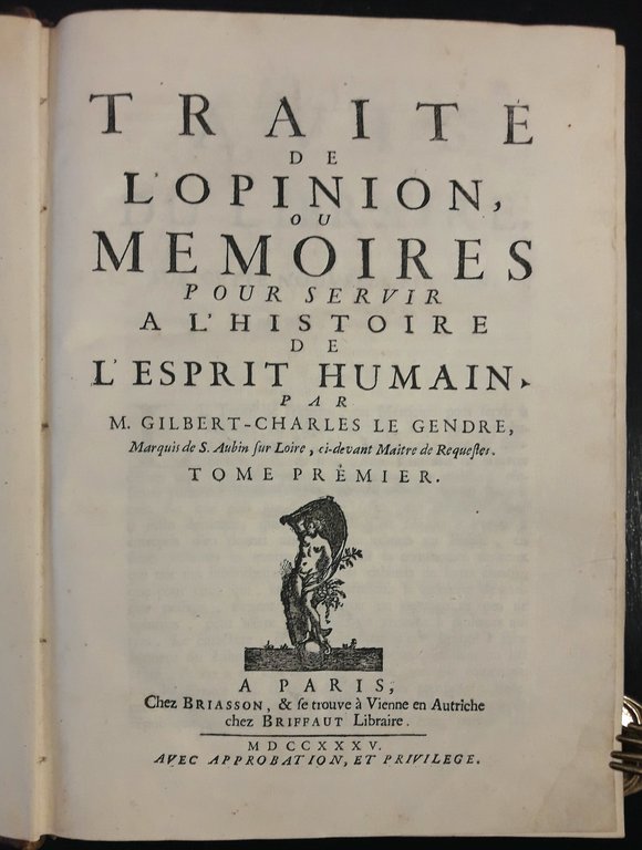 Traité de l'opinion, ou Memoires pour servir a l'histoire de … | Immagine Gallery 2