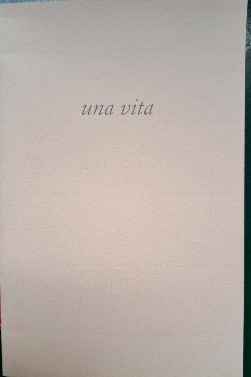 Una vita. Laura Alvini