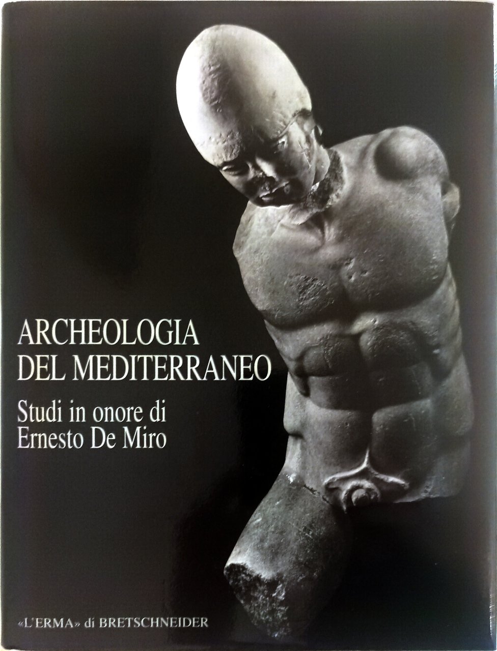 Archeologia del mediterraneo Studi in onore di Ernesto de Miro … | Immagine principale
