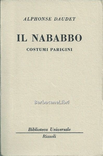 Il nababbo. Costumi parigini