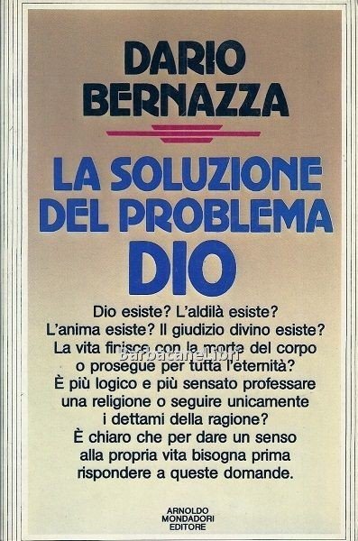 La soluzione del problema Dio