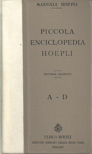 Piccola Enciclopedia Hoepli (3 voll.)