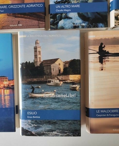 Collana La biblioteca dell'Adriatico 11 volumi Istria Dalmazia Trieste